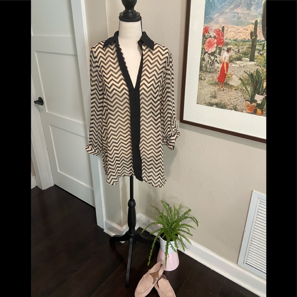Chevron blouse